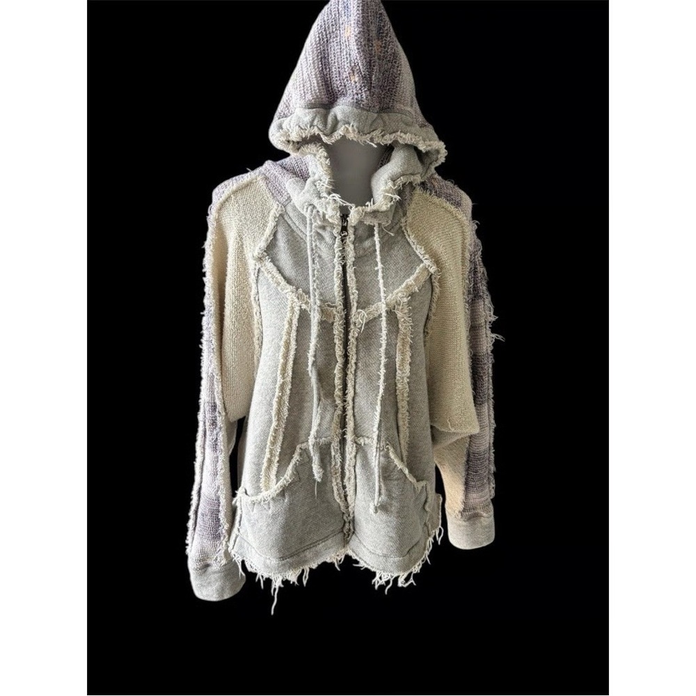 Free people Women's multi fabric Hooded Top